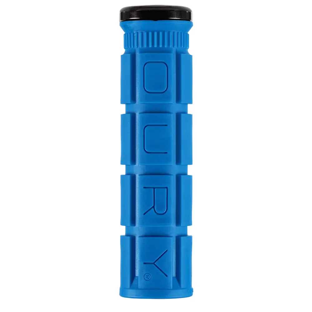 uPRISE Bikes Lizard Skins Oury V2 Single-Clamp Lock-On MTB Grips - 135mm - Blue | Price match, 365 day return s, 18-Month Warranty, Finance Available & Free UK Delivery